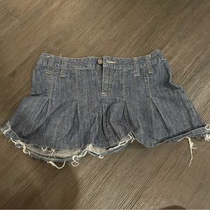 Jean Y2K Mini Skirt